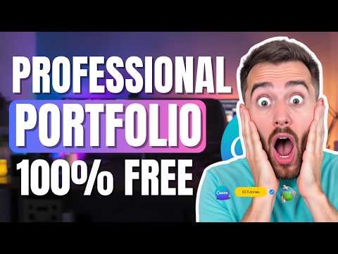 How to Build a HIGH-CONVERTING Portfolio Website with Canva AI