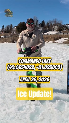 Commando Lake Ice Update! (April 26, 2026)
