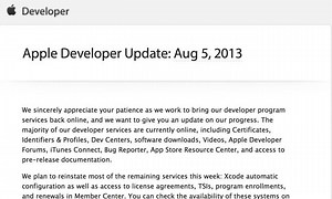 Apple plans to reinstate most remaining developer services this week after lengthy outage | AppleInsider