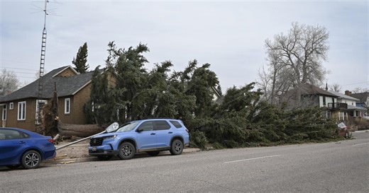 Wind storm with 92 mph gusts whips through Cheyenne, causes damage, power outages