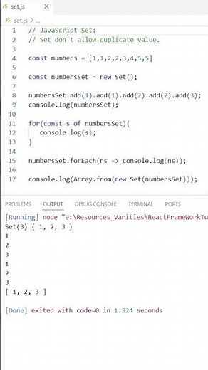 JavaScript Set