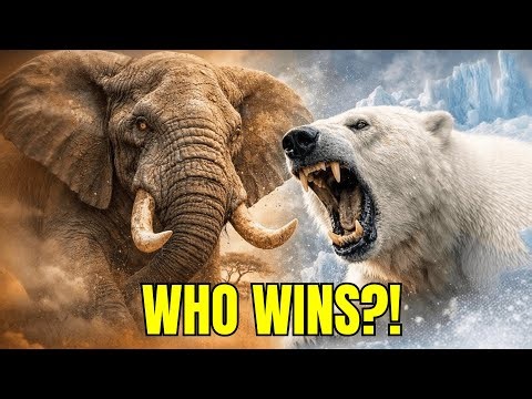 ELEPHANT vs POLAR BEAR - Who Wins This Battle of Dominant Forces?!