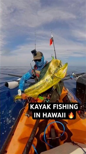 Kayak fishing in hawaii! 🔥 #fishing #foodie #fish #hawaii #fyp