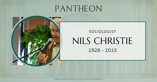 Nils Christie Biography | Pantheon