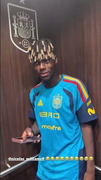Lamine's teasing of Nico Williams about his flip-flops: the prank war begins