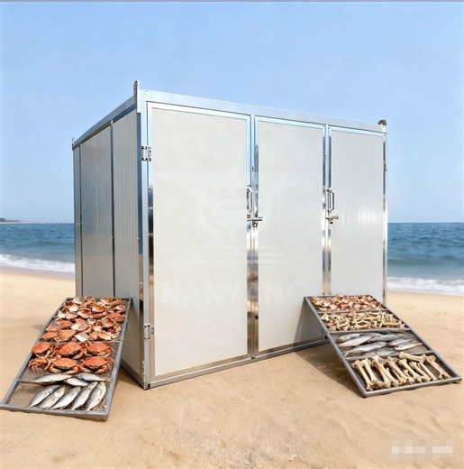 2025 Crab Drying Oven Shrimp Dehydrator Fish Drying Machine Seafood Processing Powder Grinder for Seafood Processing