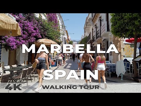 Marbella Spain 🇪🇸 Walking Tour | Best Costa del Sol 4K