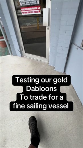 Barter dabloons for a pirate sailboat