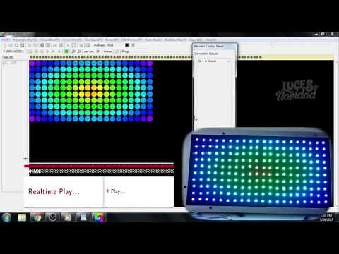 Tutorial Led Edit Avanzado Controlador T300K Tiempo Real Led Pixel