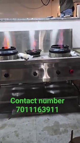 🔥 Chinese Burner Range Setup | Commercial Kitchen Equipment | International Kitchen #kitchen