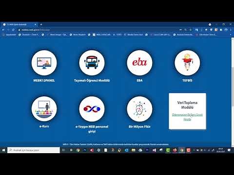 Kurum MEBBİS Şifresi Alma ve Veri Toplama Modülüne veri giriş işlemi
