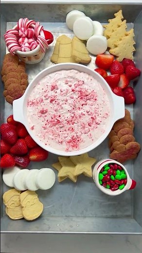 Peppermint Cheesecake Dip - Easy Christmas Dessert Recipe