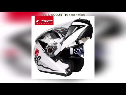 A must-have product! LS2 Original Motorcycle Helmet Double Lens Modular Capacete LS2 FF370 Flip Up