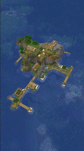 ABANDONED VILLAGE ISLAND Seed for Minecraft 1.21 Java Edition