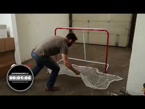 QuikNet Mesh System: Hockey Net Assembly by WINNWELL HOCKEY