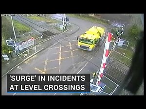'Surge' in incidents at level crossings