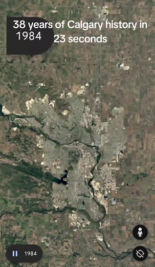 This video shows how the city of Calgary was developed from 1984 to 2022, the city is growing at a fast pace, thank you all for watching. #calgary #alberta #timelapse