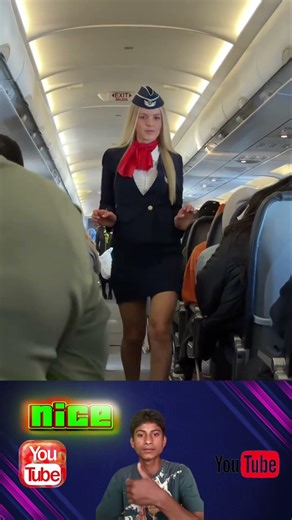✈️😍 Beautiful Cabin Crew Inside Flight Air Hostess Walk #cabincrewcareer #flih #flightattendant