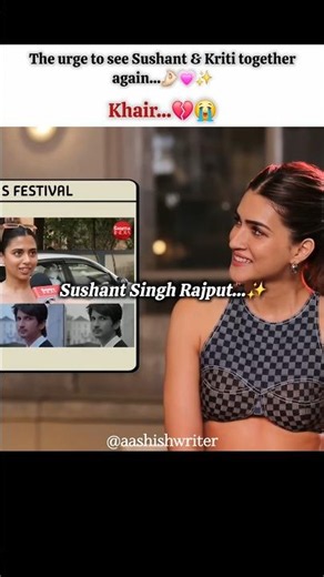 The urge to see Sushant and Kriti together again...#shorts #bollywood #love #trending #viralcouple