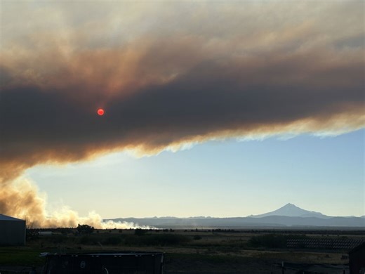 FIRE ALERT: Wildfire burning west of Culver; 3,000-acre Flat Fire brings Level 3 Go Now evacuations, Level 1 and 2 alerts