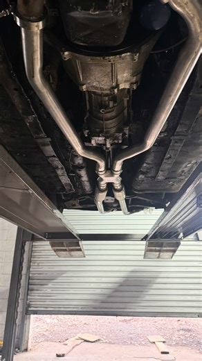 Speedy muffler & performance on Instagram: "Small block swapped Datsun True dual custom catback exhaust!!!"