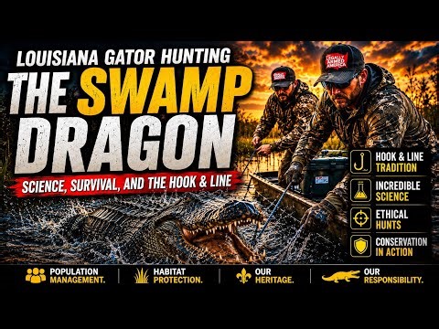 Ever been alligator hunting in Louisiana? Well, come on!