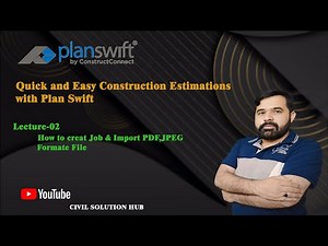 How to Get Started with Plan Swift: Job Creation and File Import for Beginners (Lecture-02)