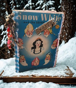 Snow White Altered Sunny Book Journal. - Etsy