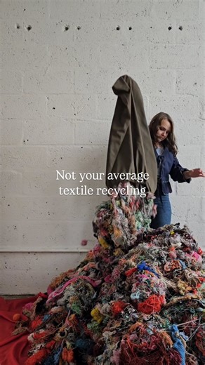 98K views · 1.2K reactions | Fashion waste recycling into art #sustainableart #textileartist #reclaimedmaterials #ecodesign #upcycledart #zerowasteartist #slowdesign #consciouscreation #circularfashion #creativewaste #ecoartist #textilewaste #repurposedmaterials #artwithpurpose #handmadefromwaste #sustainablestudio #artprocess #artistatwork #recycledtextiles #greenart | Sandra Junele | Facebook