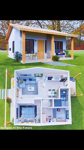 Tiny home, endless charm🏡😍 #housedesign #simplehouseplan #tinyhouse #dreamhome | Home with Momma