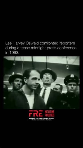 3.1M Commanders on Instagram: "During the chaotic midnight press conference on November 23, 1963, at Dallas Police Headquarters, Lee Harvey Oswald denied any role in President Kennedy’s assassination, calling himself “just a patsy.” This brief, disorganized appearance was the only time the public heard him speak before he was killed two days later while being moved to the county jail."