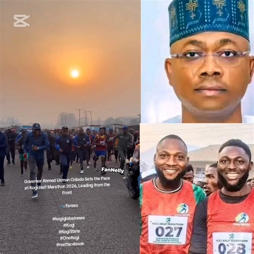 Governor Ahmed Usman Ododo Leads Kogi Half Marathon 2026