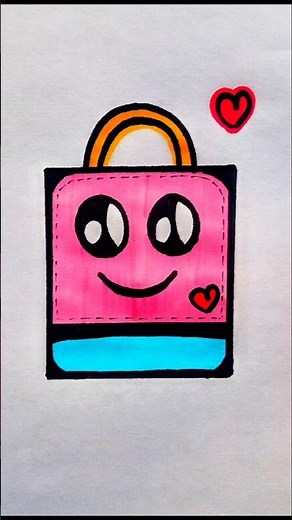 “Draw a Stylish Tote Bag | Simple Line Art Tutorial”