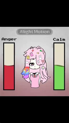first tweening :b noo the ear's is forgett😭😭#calm #anger #tweening