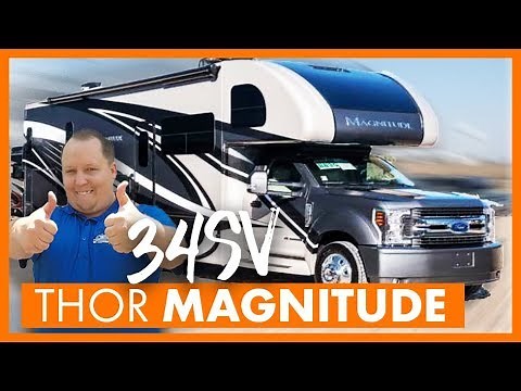 2020 Thor Magnitude 34SV - Super C Diesel Motor Home with 4x4