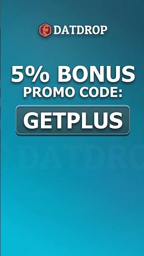 Massive wins DATDROP: register with promo code GETPLUS and take 5% cashback