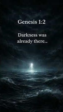 Darkness Existed Before Light… (Genesis 1:2)