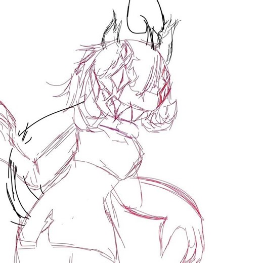 uhh first tail animation ig// #gacha #bfdi #edit #meme #funny