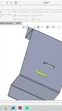 SOLİDWORKS SHEET METAL FORMİNG TOOLS #shorts #solidworks
