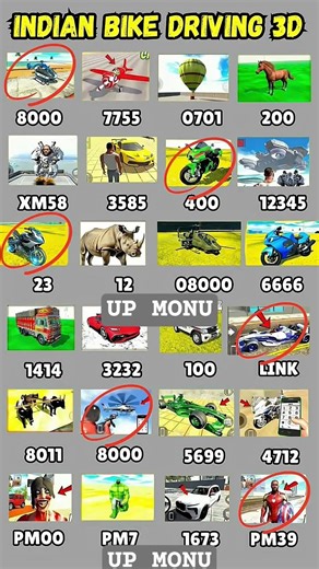 🎯Top Real code Indian bike driving 3d all new cheat code💥 update + plugin cheat code