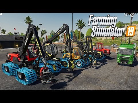 FS19 | Equipo Forestal KOMATSU PONSSE SAMPO | Farming Simulator 19
