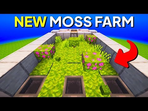 Minecraft Moss & Bonemeal Farm 1.21 | 6000+ Moss Per Hour!