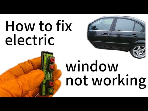 How to fix electric window not working BMW E46. (Works on other cars too)