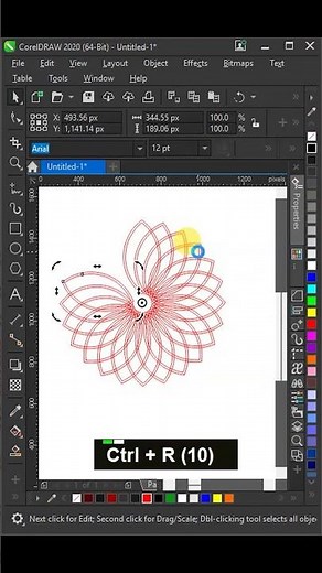 Corel draw Tips | Corel draw tutorial #coreldrawtutorial #youtube #shortsvideo #Corel @techshadow7
