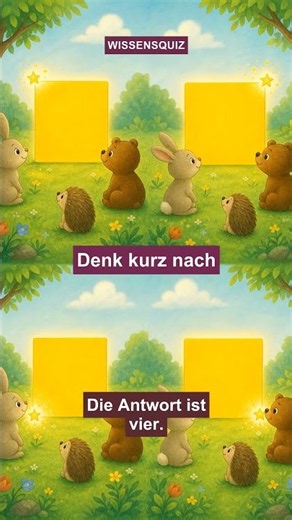 Vier Ecken am Quadrat