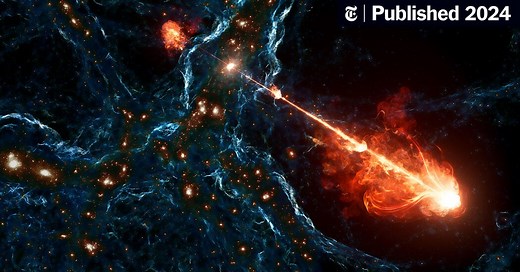 This Black Hole Has a Cosmic Wingspan (Published 2024)