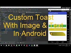 Creating Custom Toast Messages With Image In Android