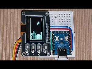 Raspberry Pi Picoで極小テトリスを作る (RP2040Zero+SSD1306, Arduino IDE)