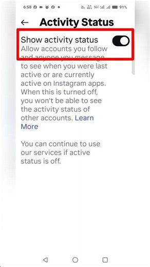 Instagram Active Status Kaise Hide Kare 2026 | Show Activity Status Off #shorts
