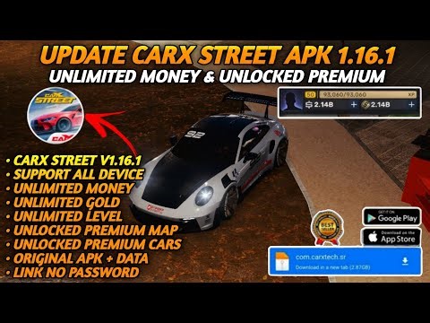 CarX Street Mod APK - CARX STREET v1.16.1 MOD APK DOWNLOAD Unlimited Money | Android & IOS 🔥
